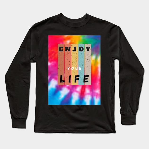 Thrive for Joy - Tie-dye Long Sleeve T-Shirt by benzshope